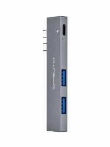 Орбита OT-PCR24 Серый концентратор USB 2.0 (2*USB+Type-C)